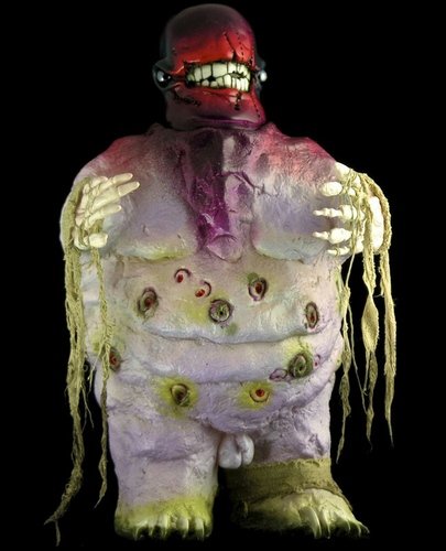 The Burgerking figure by Bob Conge (Plaseebo). Front view.