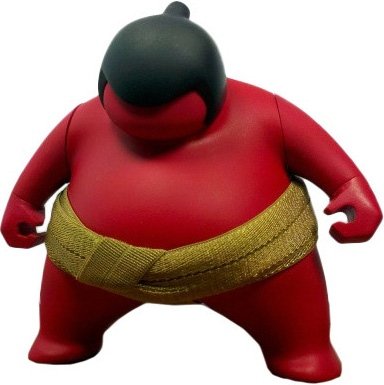 Bitsumo - Red Version figure by Daibot (Dai Tran), produced by Daibot (Dai Tran). Front view.