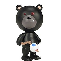 I.W.G. - Lakshmi the Black Bear Baby Cub  figure by Patrick Ma, produced by Rocketworld. Front view.