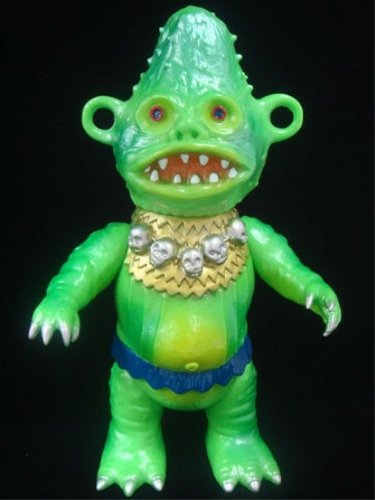 Bobongo (ボボンゴ) - Green figure by Zollmen, produced by Zollmen. Front view.