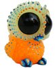 Baby Owl - Blue Orange GID