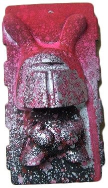 Dumny in Carbonite - Splatter figure by Dms. Front view.