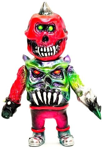 Skinner Bootleg Kaiju - Republicunt figure by Mishka, produced by Adfunture. Front view.