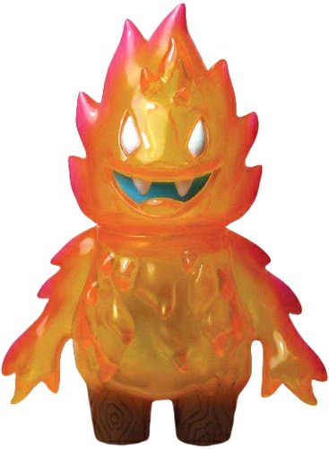 Honoo The Flame - SDCC Exclusive figure by Leecifer, produced by Super7. Front view.