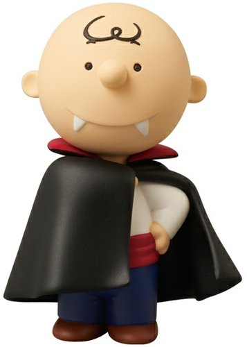 Charlie Brown (Vampire Ver.) UDF No.181 figure by Charles M. Schulz, produced by Medicom Toy. Front view.