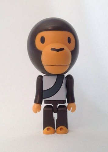 Chimp Soldier figure by Bape, produced by Medicom Toy. Front view.