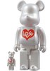 Love Heart Be@rbrick 100% & 400% Set 