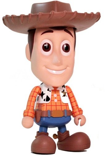 M Size Woody figure by Disney X Pixar, produced by Hot Toys. Front view.