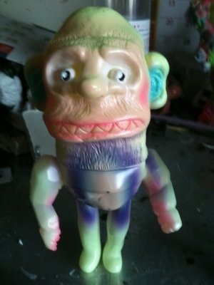 MMMM Many Malformations of Mingus McQueen figure by Grody Shogun, produced by Grody Shogun. Front view.