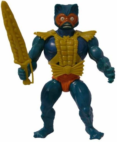 Mer Man figure by Roger Sweet, produced by Mattel. Front view.