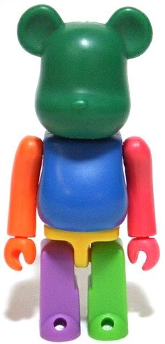 Be@rbrick Estate Rainbow 7 - 5 figure by Eric So, produced by Medicom Toy. Front view.