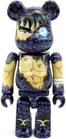 Hara Tetsuo - Artist Be@rbrick Series 15 figure by Hara Tetsuo, produced by Medicom Toy. Front view.