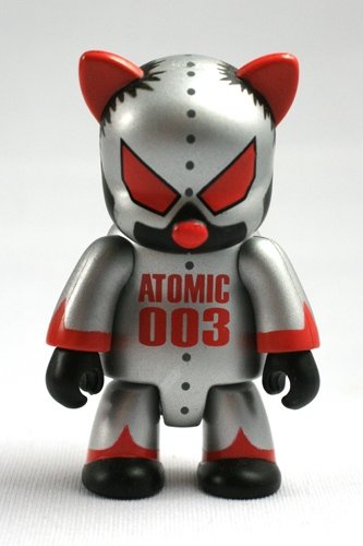 Atomic Cat figure by Mad Barbarians, produced by Toy2R. Front view.