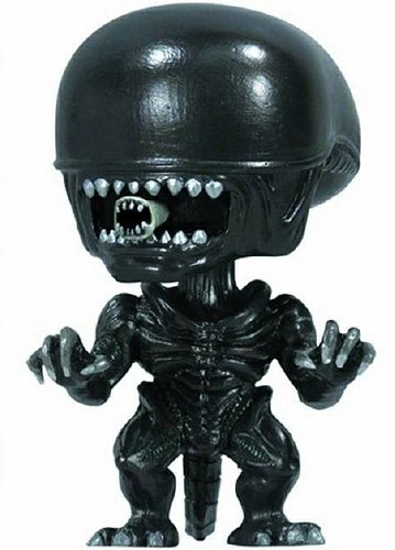 Alien figure, produced by Funko. Front view.