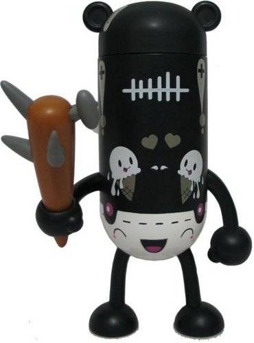 LMAC Zombie figure by Tado, produced by Lmac.Tv. Front view.