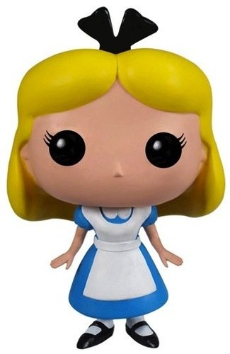 alice figure by Disney, produced by Funko. Front view.