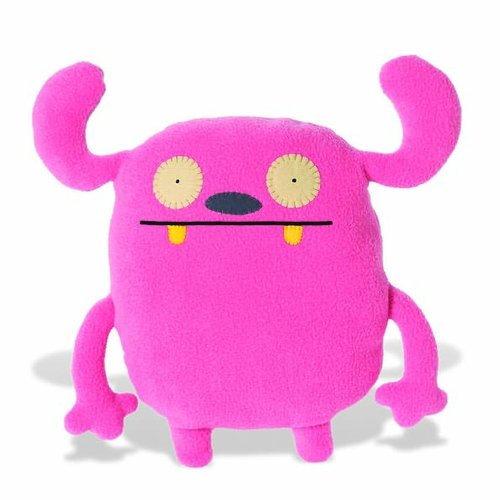 Heu Googeuy - Classic, Pink figure by David Horvath X Sun-Min Kim, produced by Pretty Ugly Llc.. Front view.