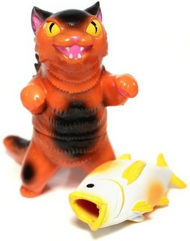 Kaiju Negora with Big Fish - Toy Karma 3 exclusive figure by Konatsu X Max Toy Co., produced by Max Toy Co.. Front view.