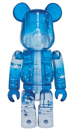 Tokyo Sky Tree Town (R) SEA BE@RBRICK 100% figure, produced by Medicom Toy. Front view.
