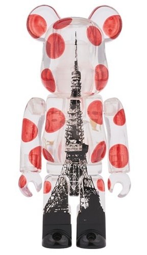 TOKYO TOWER BE@RBRICK 100% figure, produced by Medicom Toy. Front view.