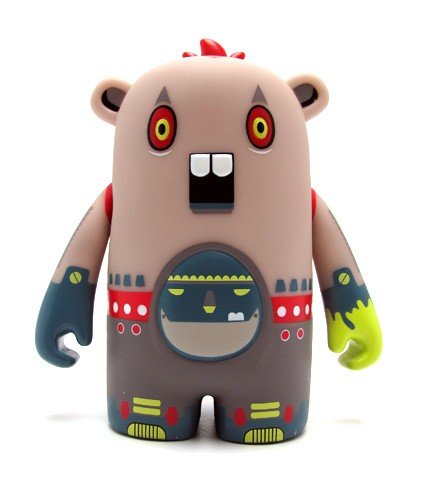 Mega-Mole  figure by Dgph, produced by Adfunture. Front view.