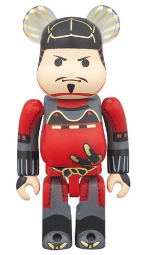 Toyotomi Hideyoshi BE@RBRICK 100% figure, produced by Medicom Toy. Front view.