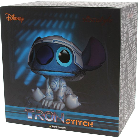 Tron Stitch  figure by Scott Zillner, produced by Mindstyle. Packaging.