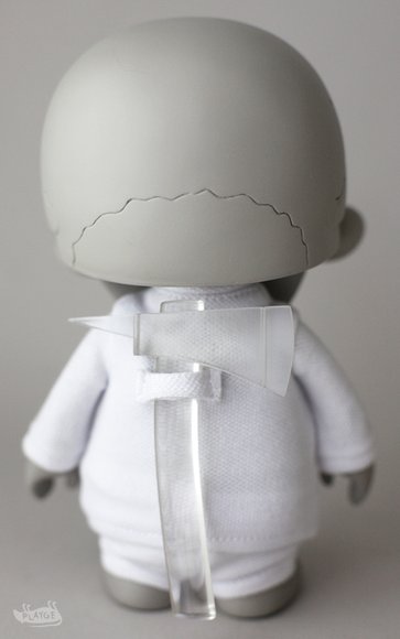 Trouble Boys S00? [NKD] Retail figure by Brandt Peters X Ferg, produced by Playge. Back view.