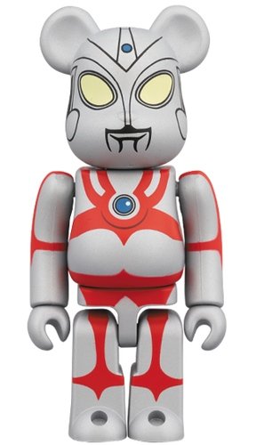 Ultraman Ace BE@RBRICK 100% figure, produced by Medicom Toy. Front view.