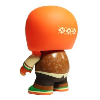 Uncle Argh figure by Scott Tolleson, produced by Toy2R. Back view.