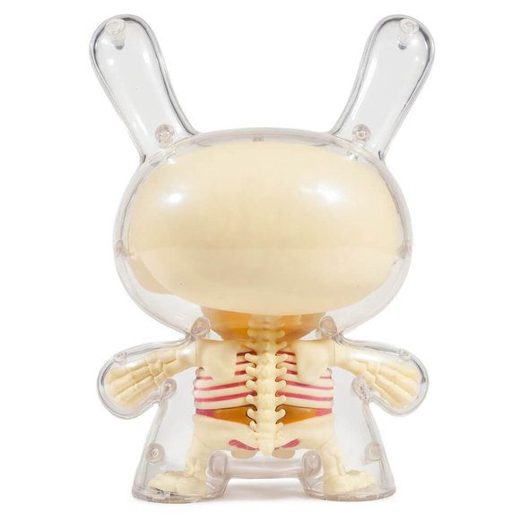 Visible Dunny figure by Jason Freeny, produced by Kidrobot. Back view.