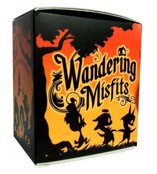 Wandering Misfits - Elizabeth figure by Brandt Peters X Kathie Olivas, produced by Cardboard Spaceship. Packaging.