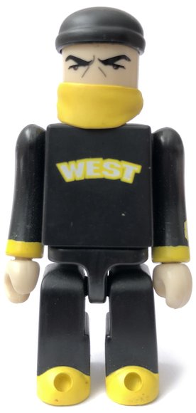 West Gang (C) figure, produced by Medicom Toy. Front view.