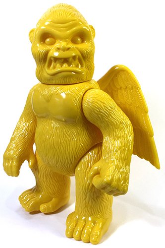 Wing Kong - Blank Yellow - Lucky Bag 2015 figure by Brian Flynn, produced by Super7. Front view.