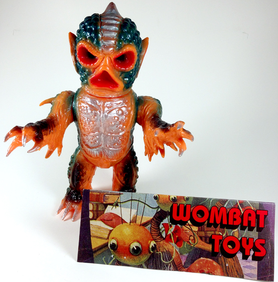 Wombat Toys (ウォンバットトイズ) Comet-X (コメットX ) figure by Wombat Toys X Skull Head Butt, produced by Wombat Toys. Front view.