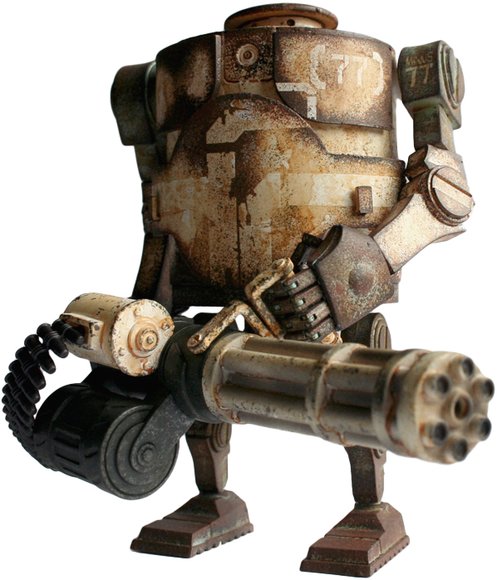 WWRp Winter Defense Bramble figure by Ashley Wood, produced by Threea. Front view.