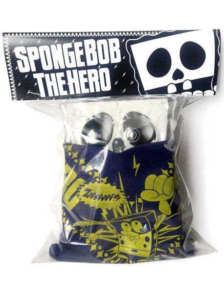 X-Ray SpongeBob SquarePants - Bandana Set (Navy) figure by Stephen Hillenburg, produced by Secret Base. Packaging.