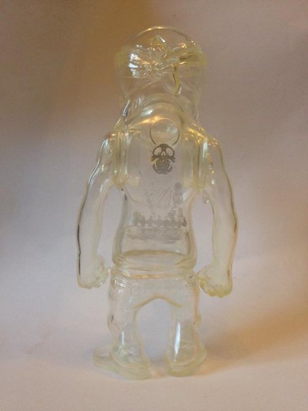 Rebel Ink SC Prototype - Silver Print figure by Usugrow, produced by Secret Base. Back view.