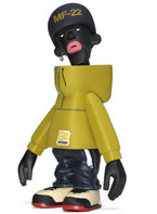 Young BW figure by Michael Lau, produced by Crazysmiles. Front view.
