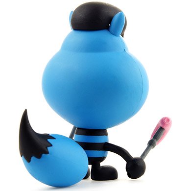 Ziggy figure by Tado, produced by Kidrobot. Back view.