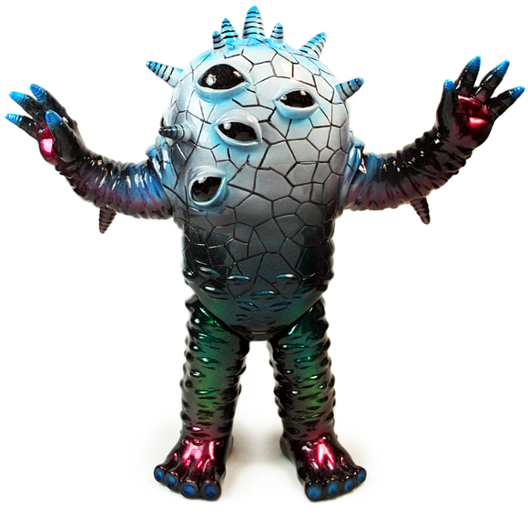 Zombie Kaiju Eyezon - Black Eyes figure by Mark Nagata, produced by Max Toy Co.. Front view.