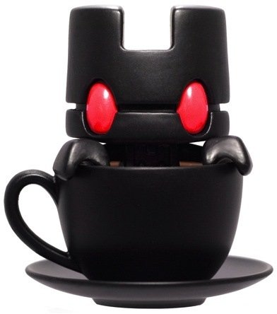 ZX Mini-Tea ToyConUK figure by Matt Jones (Lunartik), produced by Lunartik Ltd. Front view.